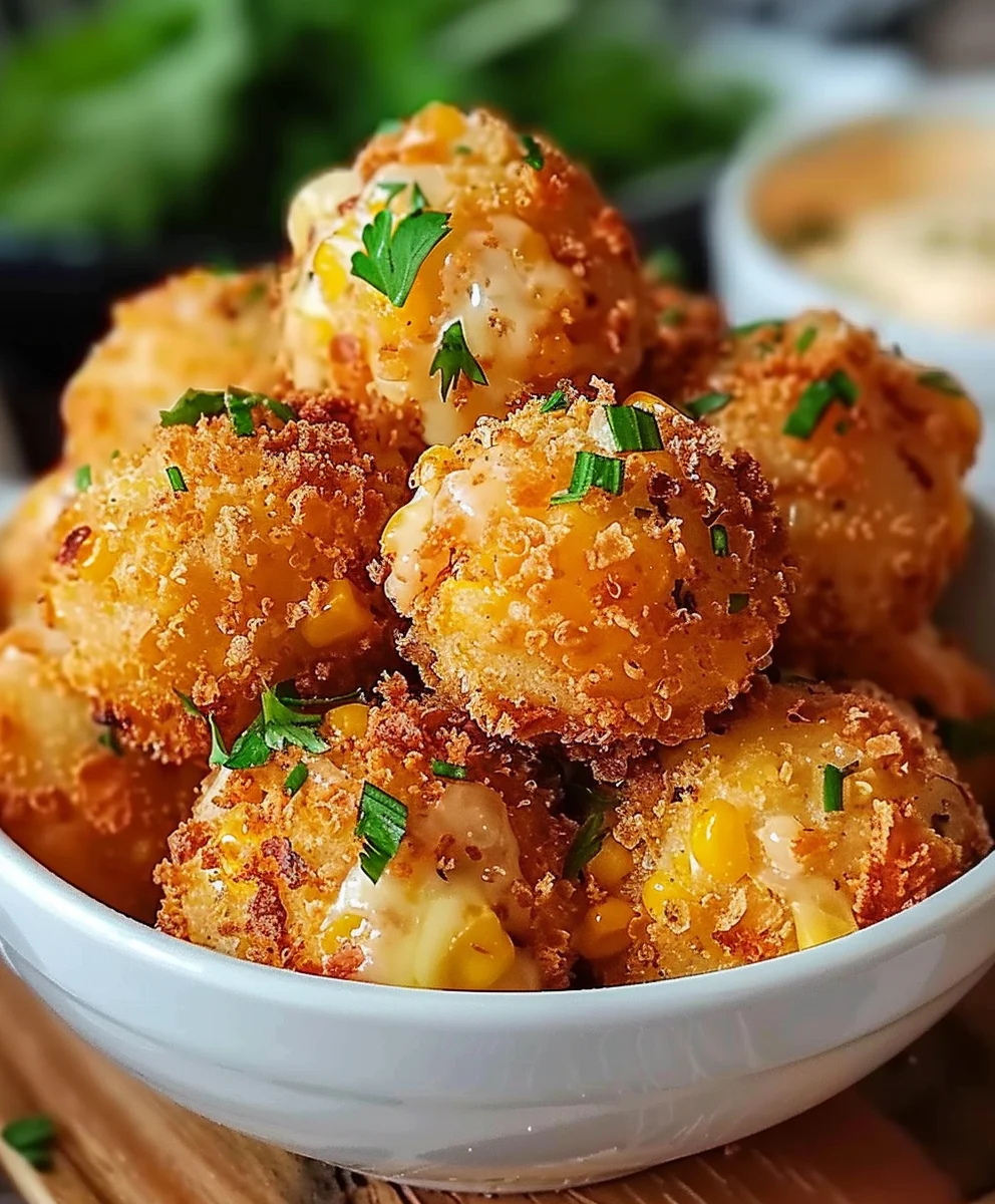 Irresistible Crispy Corn Cheese Bites: Perfect Appetizer