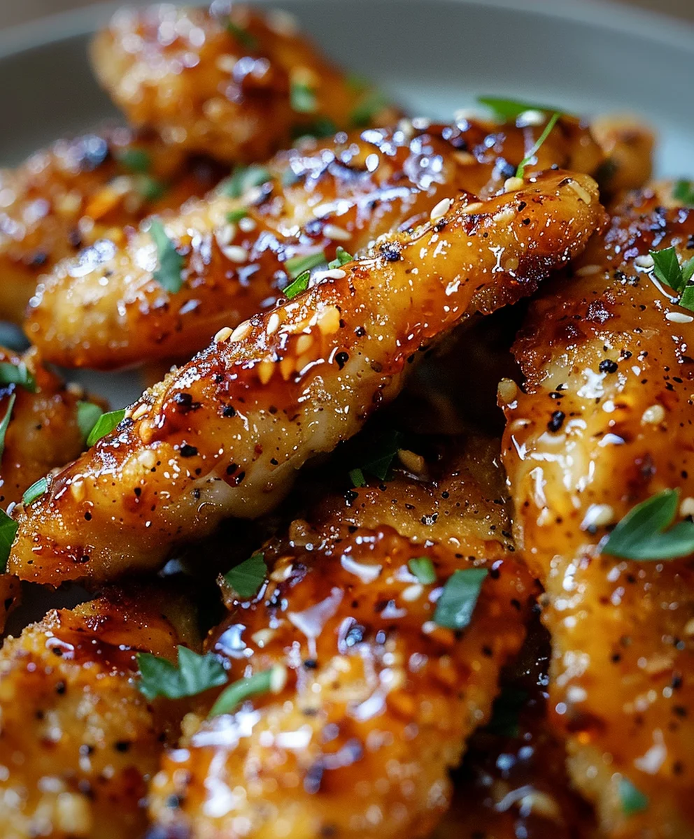 Air Fryer Honey Butter Garlic Chicken Tenders: Quick & Easy