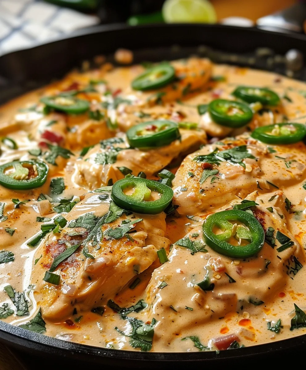 Creamy Jalapeno Chicken Skillet