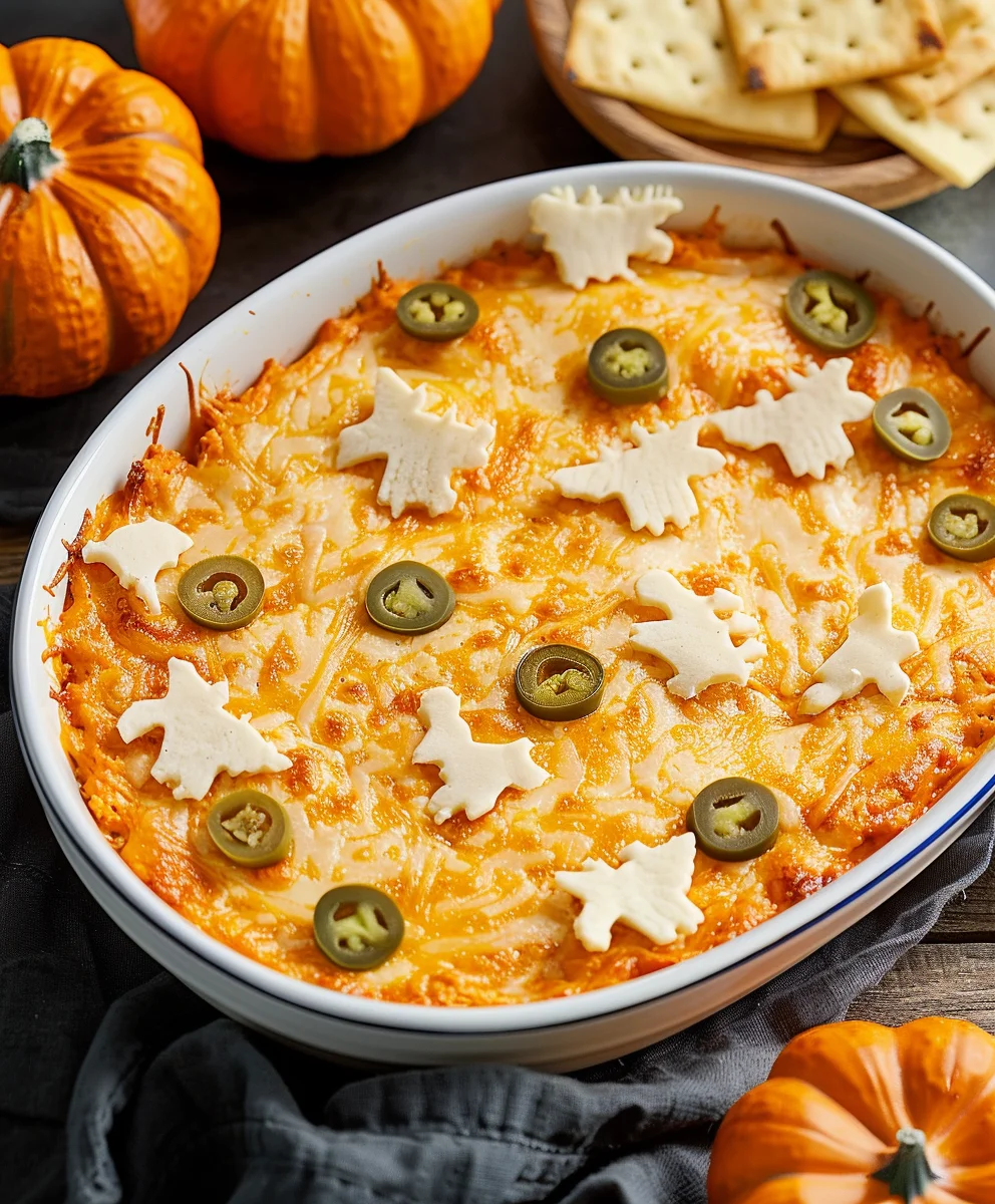 Spooky Halloween Buffalo Chicken Dip: Easy Party Recipe