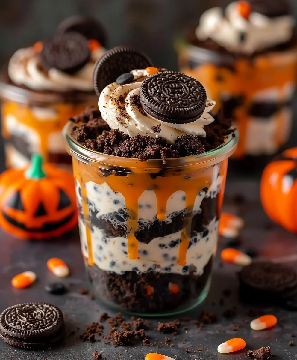 Halloween Oreo Dirt Cake: Spooky Easy No-Bake Treat!