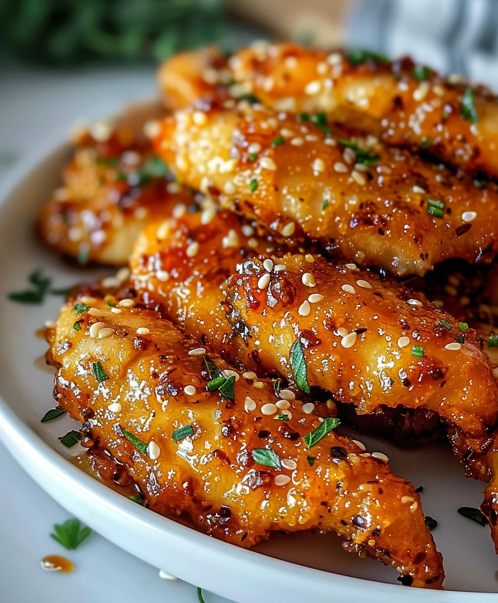 Air Fryer Honey Butter Garlic Chicken Tenders: Quick & Easy