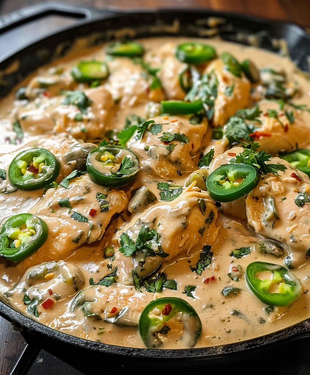 Creamy Jalapeno Chicken Skillet: Quick, Easy & Delicious!