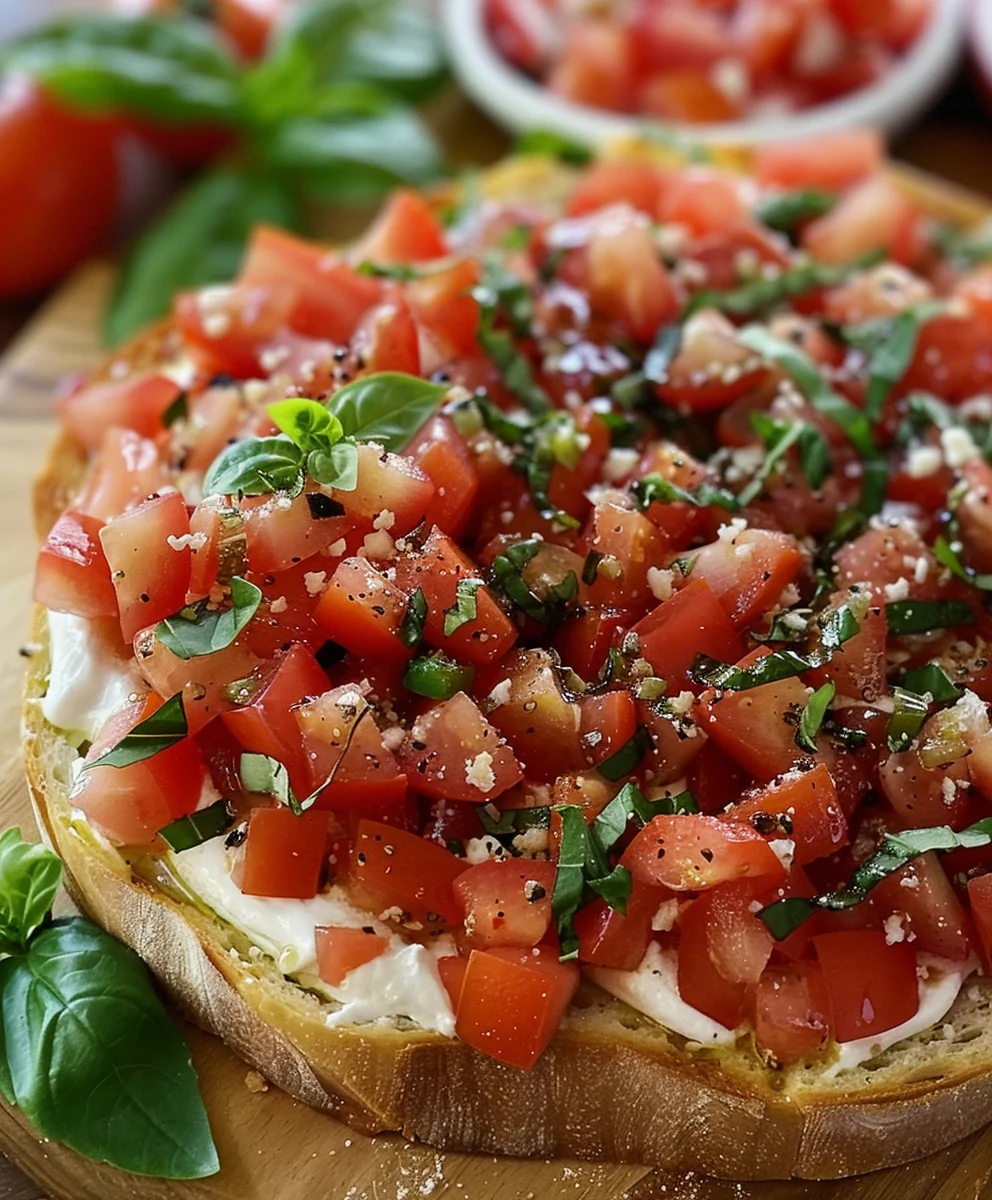 Bruschetta Dip: Vibrant & Flavorful Appetizer Recipe