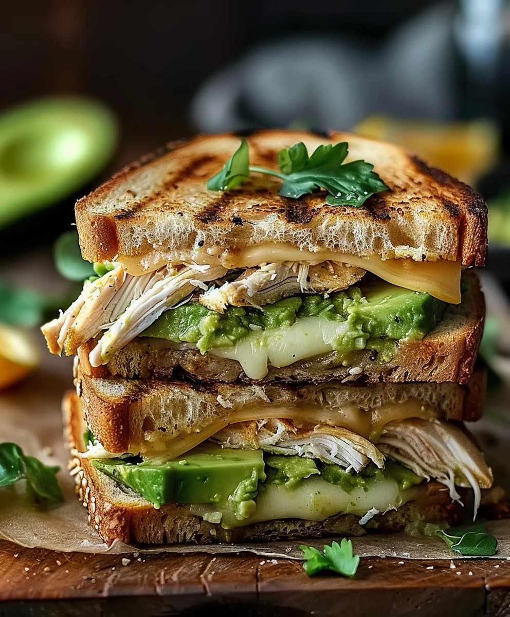 Chicken Avocado Melt Sandwich