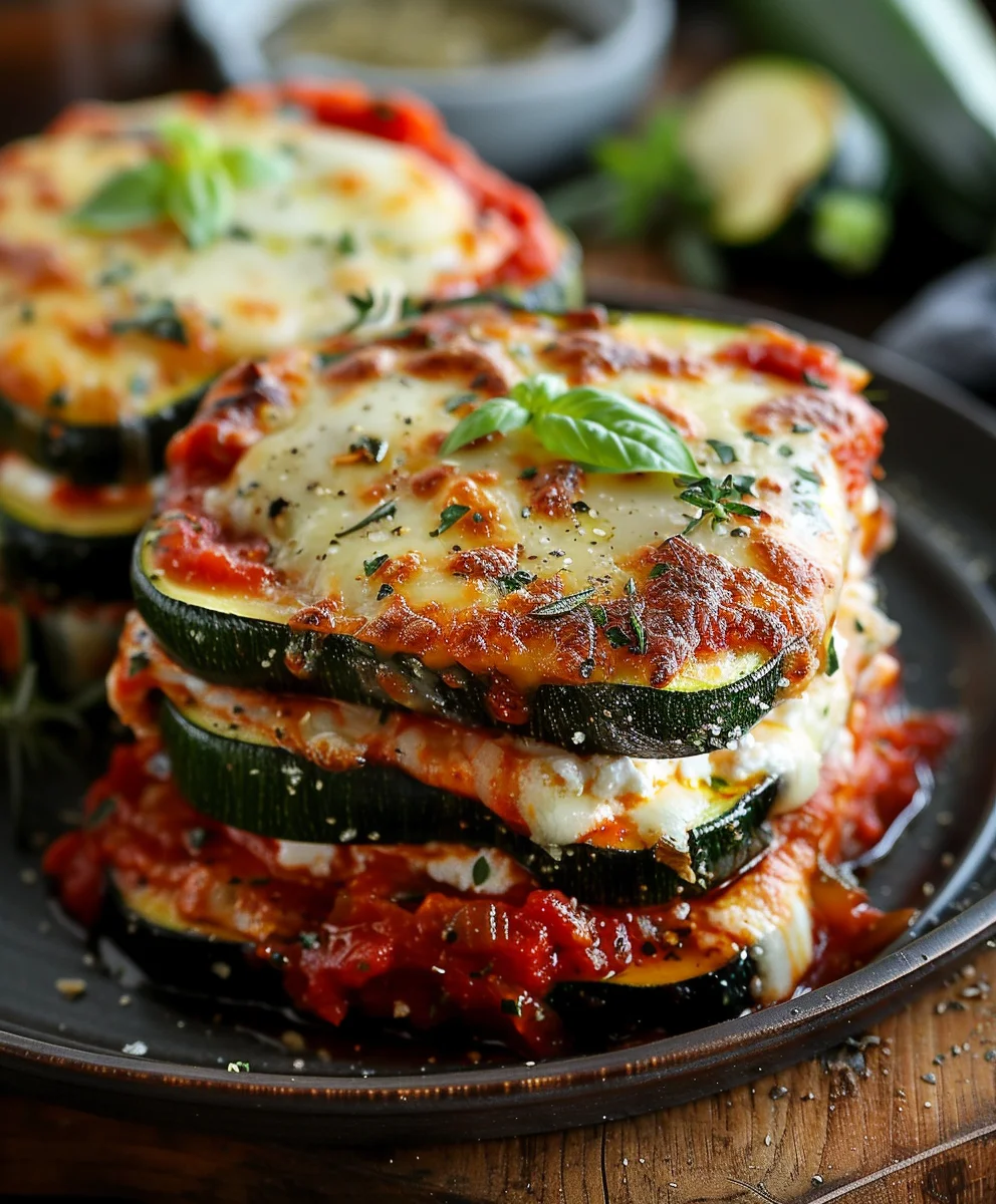 Layered Zucchini Ricotta Melts: Easy Marinara Recipe!