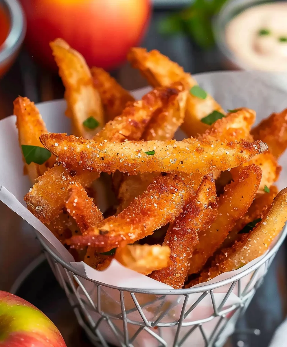 Crispy Air Fryer Apple Fries