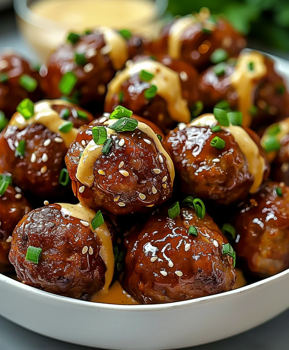 Juicy Korean BBQ Meatballs – A Flavor Explosion!