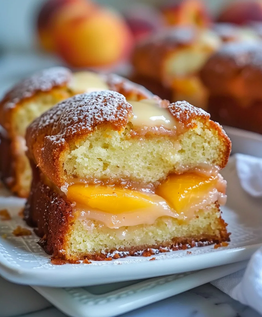 Best Homemade Peach Cobbler Pound Cake Recipe Ever