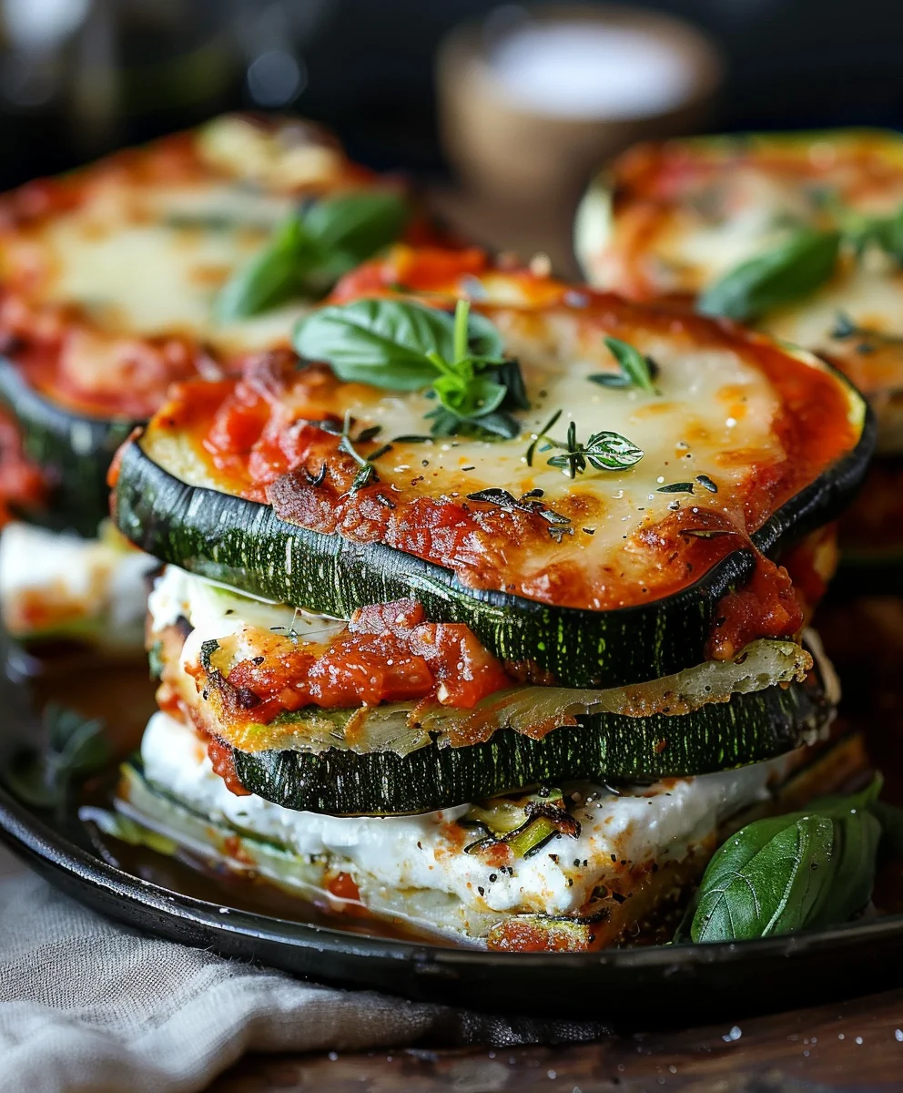 Layered Zucchini Ricotta Melts: Easy Marinara Recipe!