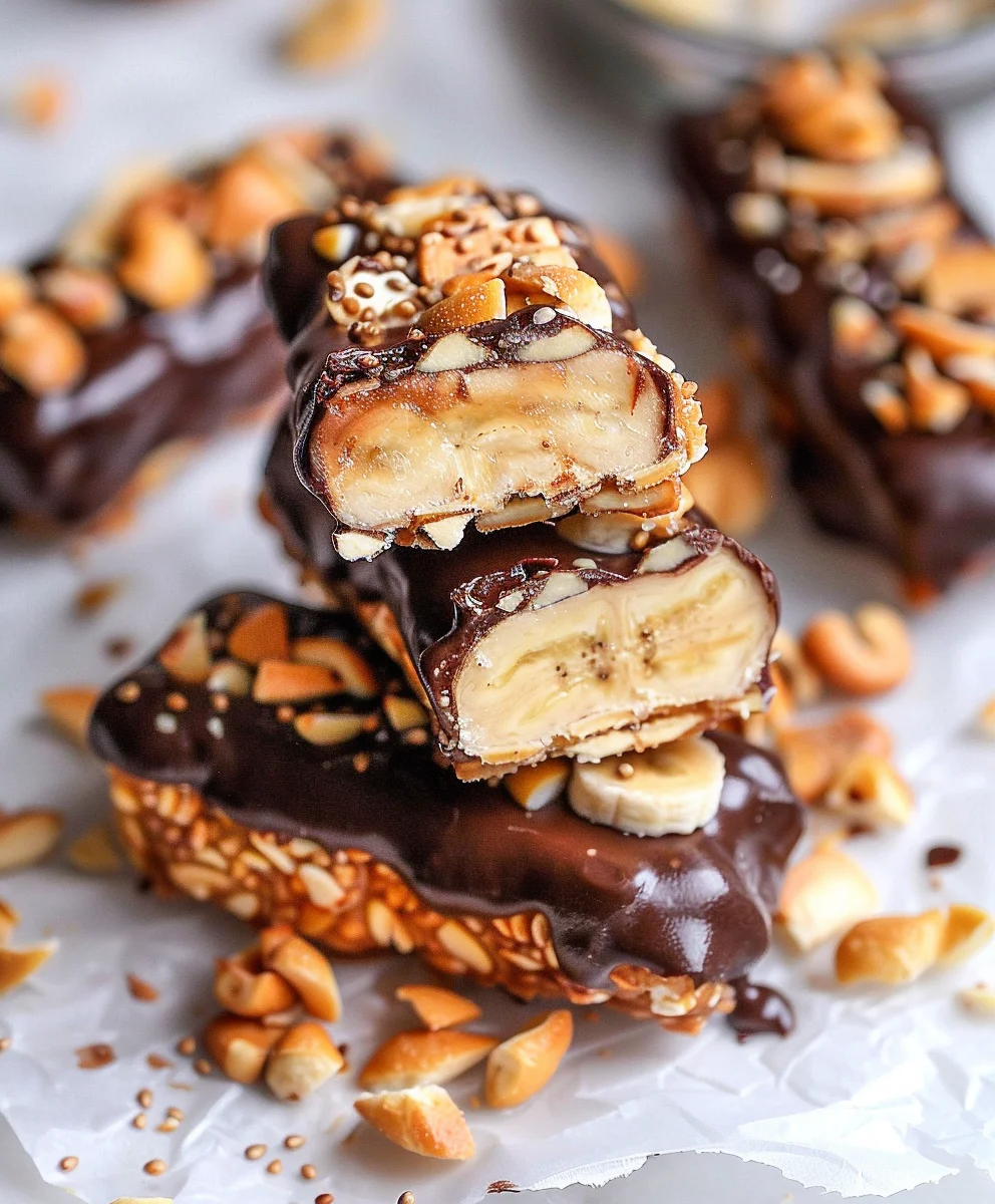 Healthy Frozen Banana Snickers: Your New Favorite Snack!