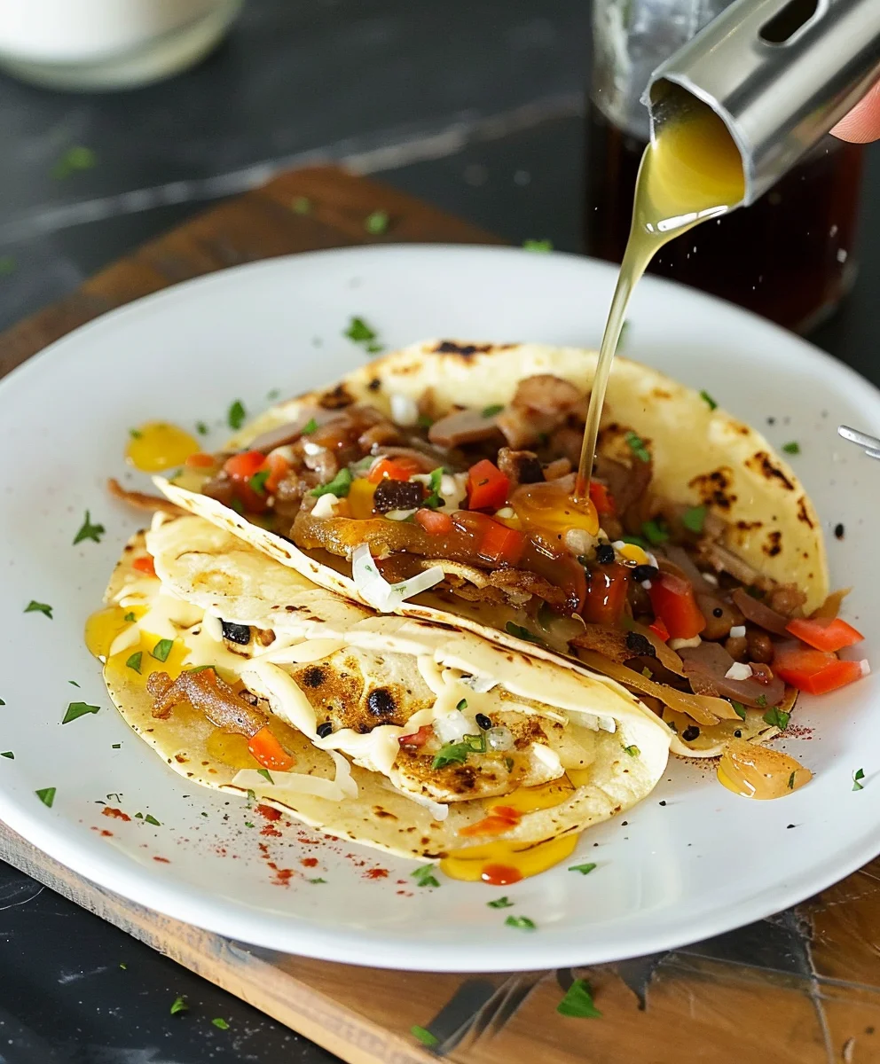 Pancake Breakfast Tacos On The Blackstone Griddle