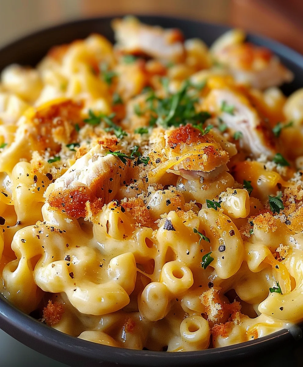 Honey Pepper Chicken Mac And Cheese