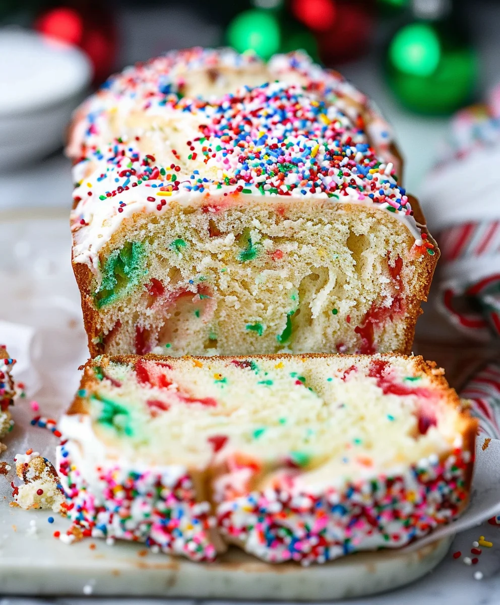 Get Baking: Festive Christmas Sprinkle Buttermilk Bread!