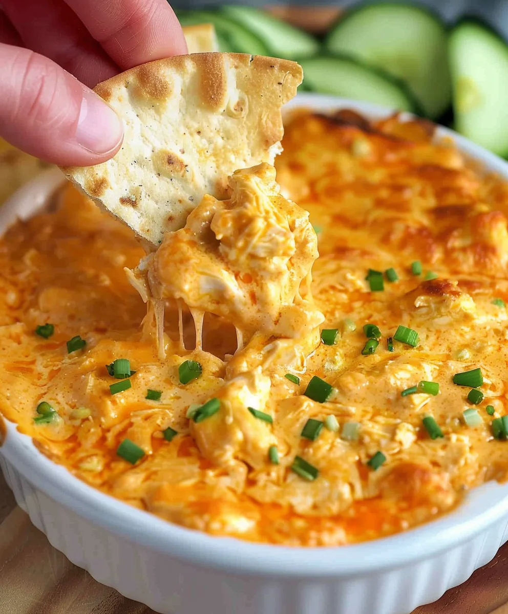 Buffalo Chicken Dip Recipe - Easy & Cheesy Party Food!