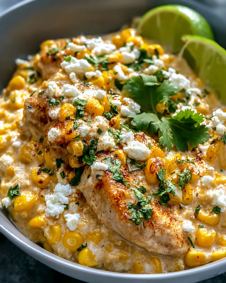 Slow Cooker Street Corn Chicken: Easy & Flavorful Dinner