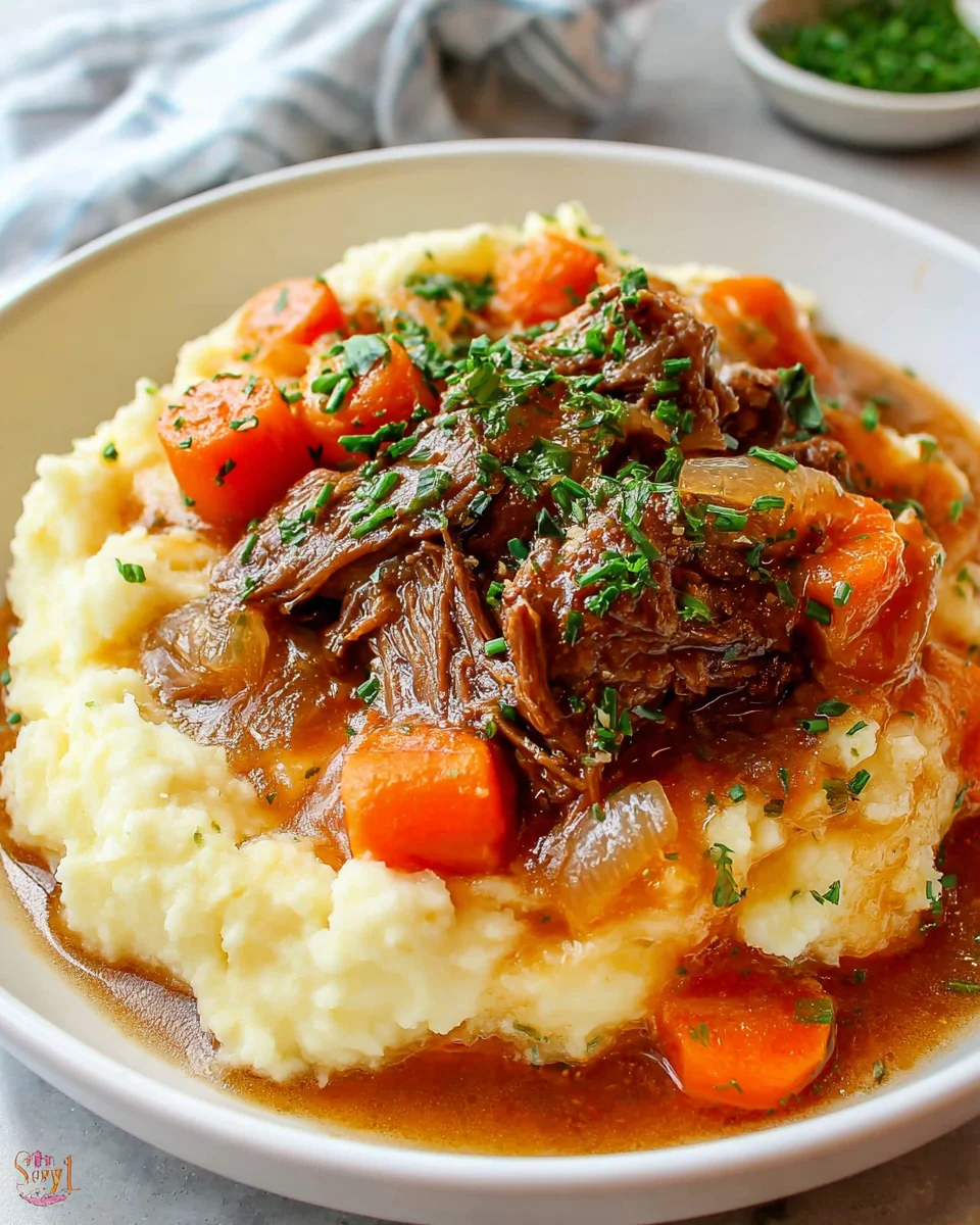 Hearty Fall Apple Cider Beef Stew & Root Veggie Mash