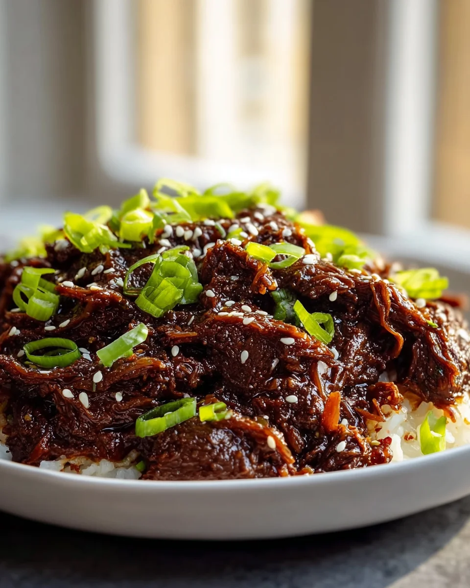 Easy Slow Cooker Korean Beef: Tender & Flavorful Dinner