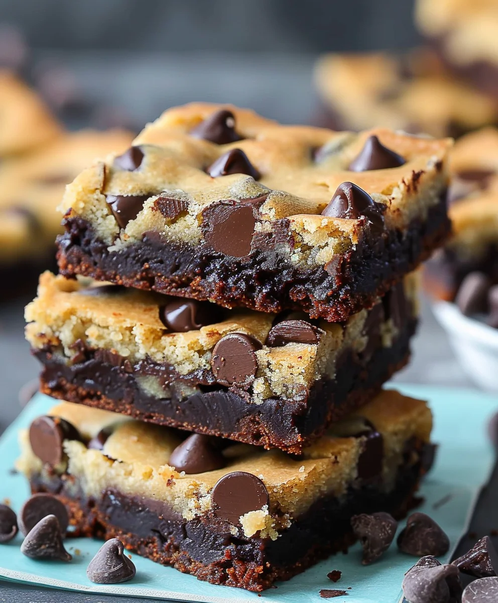 Ultimate Chocolate Chip Cookie Brownies Recipe You'll Love