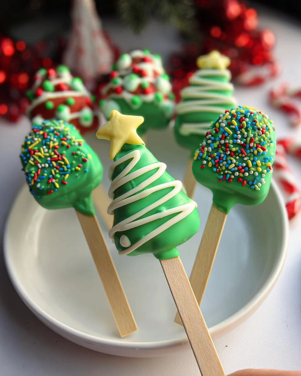 Christmas Tree Cake Pops Recipe: Festive Holiday Treats!