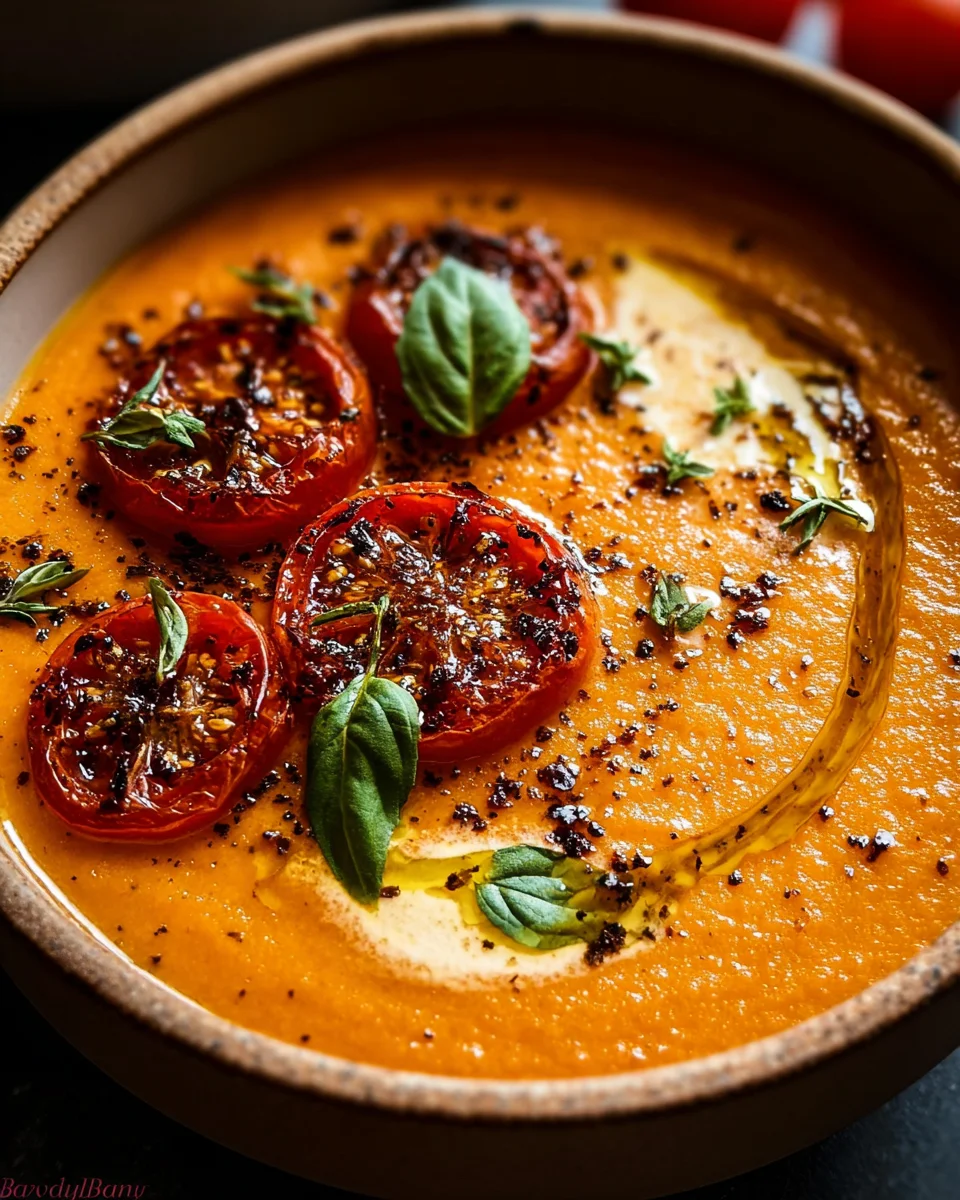 Easy Creamy Roasted Garlic Tomato Soup: A Comforting Meal
