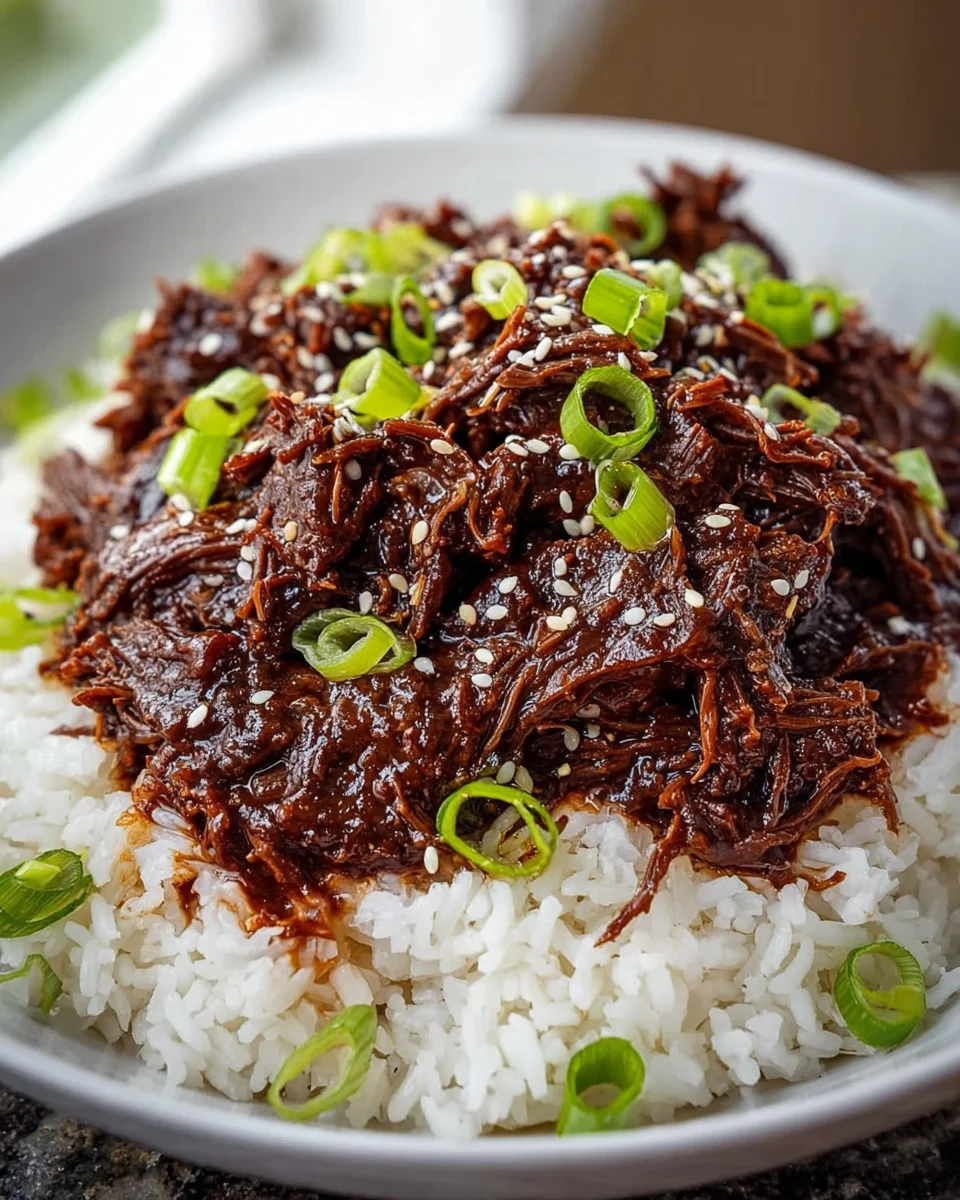 Slow Cooker Korean Beef: Easy & Flavorful Dinner!