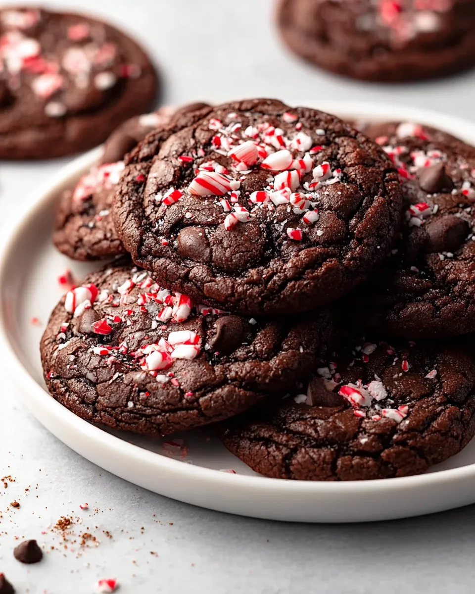 Double Chocolate Peppermint Cookies: Festive & Delicious!