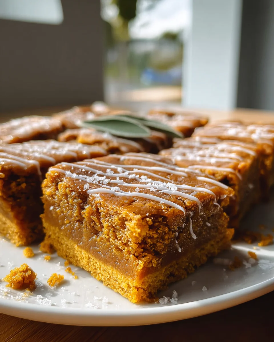 Salted Maple Pumpkin Blondies – Your New Favorite Fall Dessert!