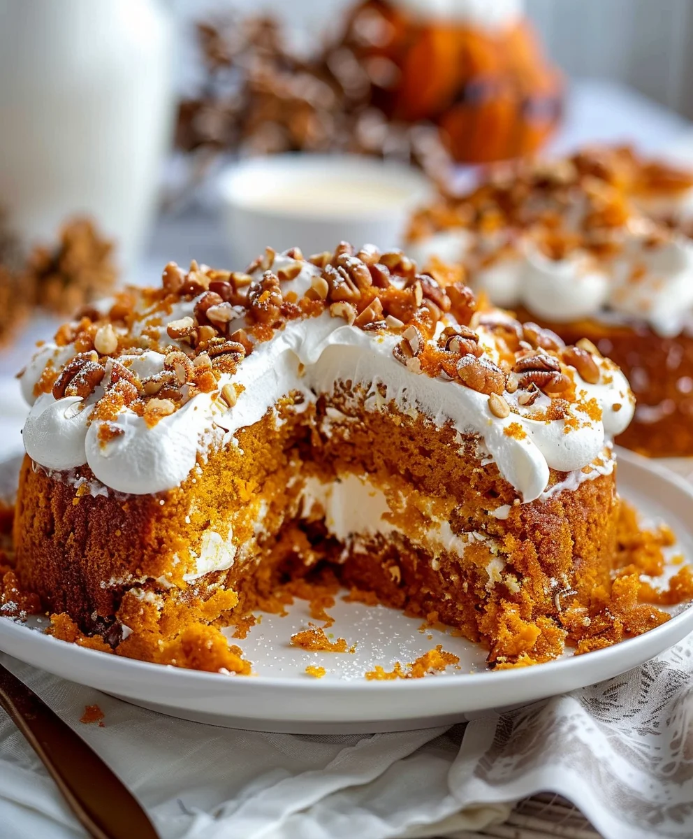 Super Easy Pumpkin Cake: Yellow Cake Mix Dessert Idea