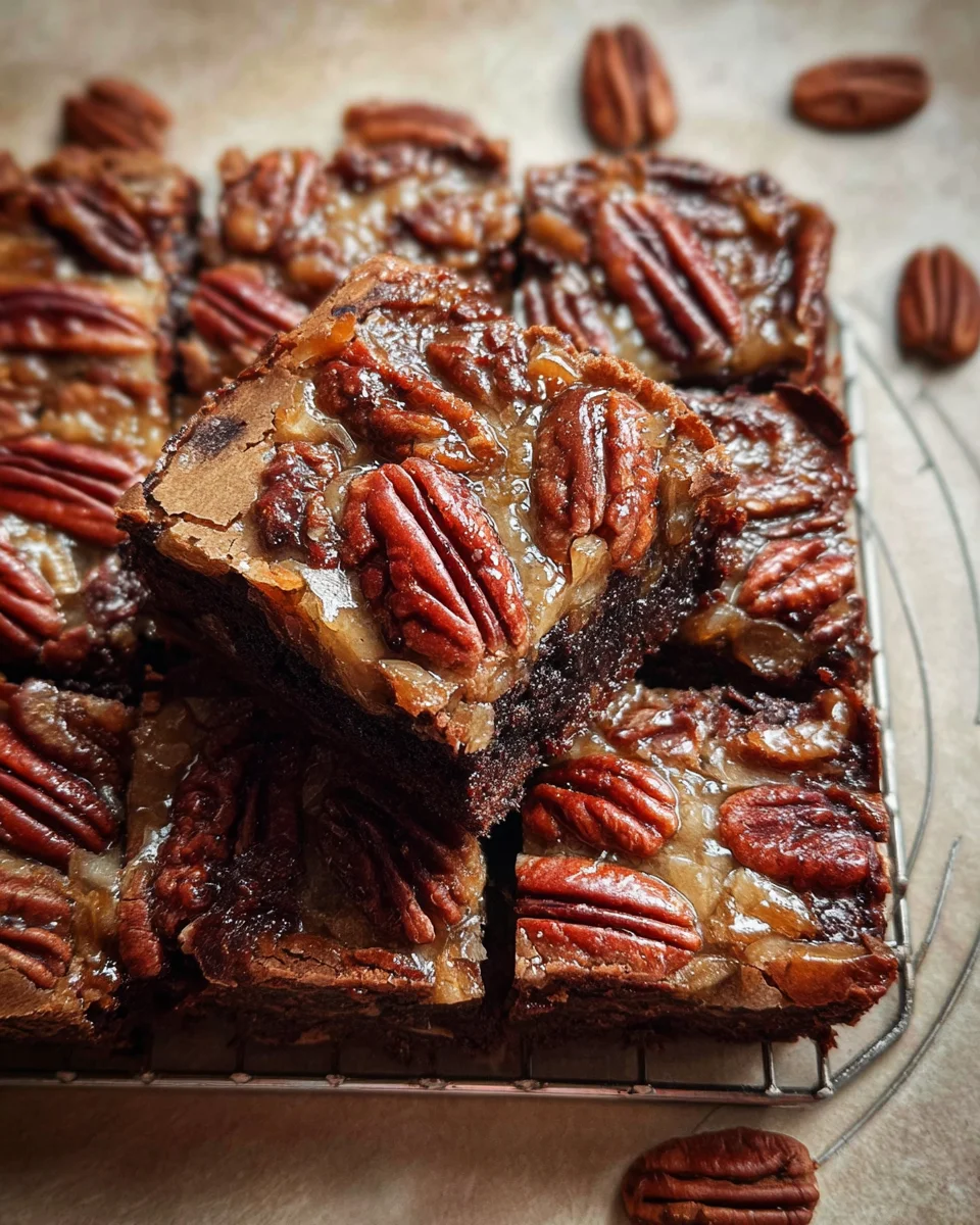 Irresistible Pecan Pie Brownies – Your New Favorite Treat!