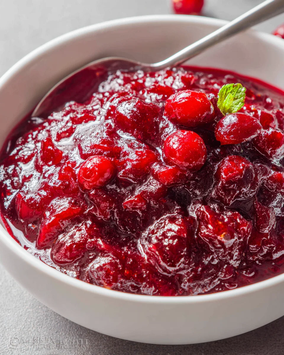 Homemade Cranberry Sauce Recipe: Sweet & Tangy Perfection!