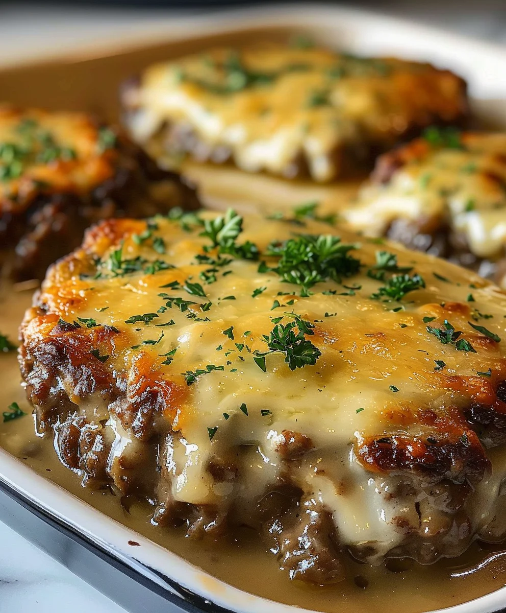 Amish Beef Hamburger Steak Bake – Hearty Family Dinner