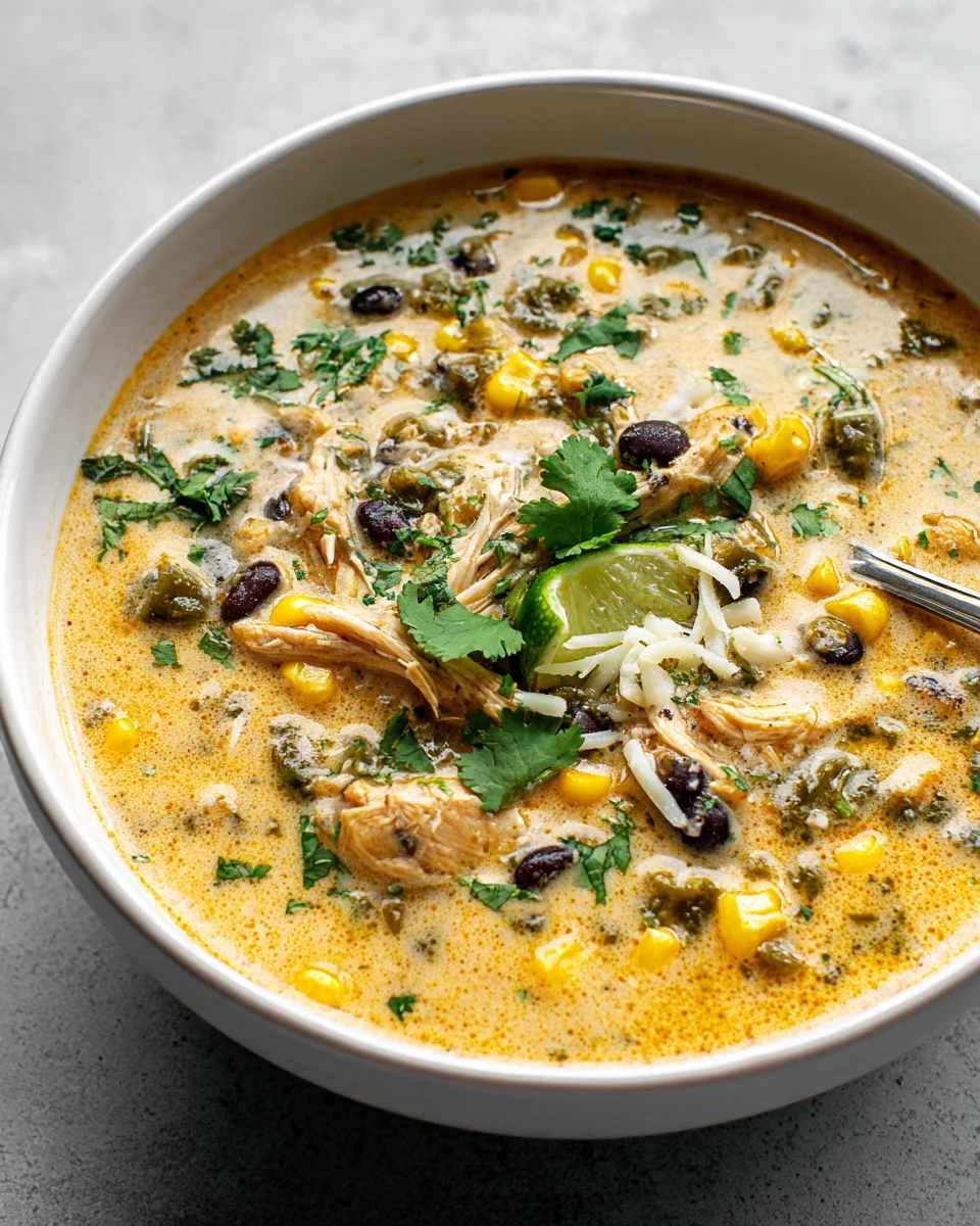 Easy Chicken Poblano Soup Recipe – Comforting & Flavorful!