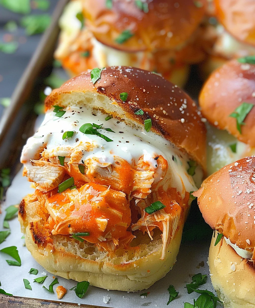 Irresistible Buffalo Chicken Sliders: Your Next Crowd-Pleaser!