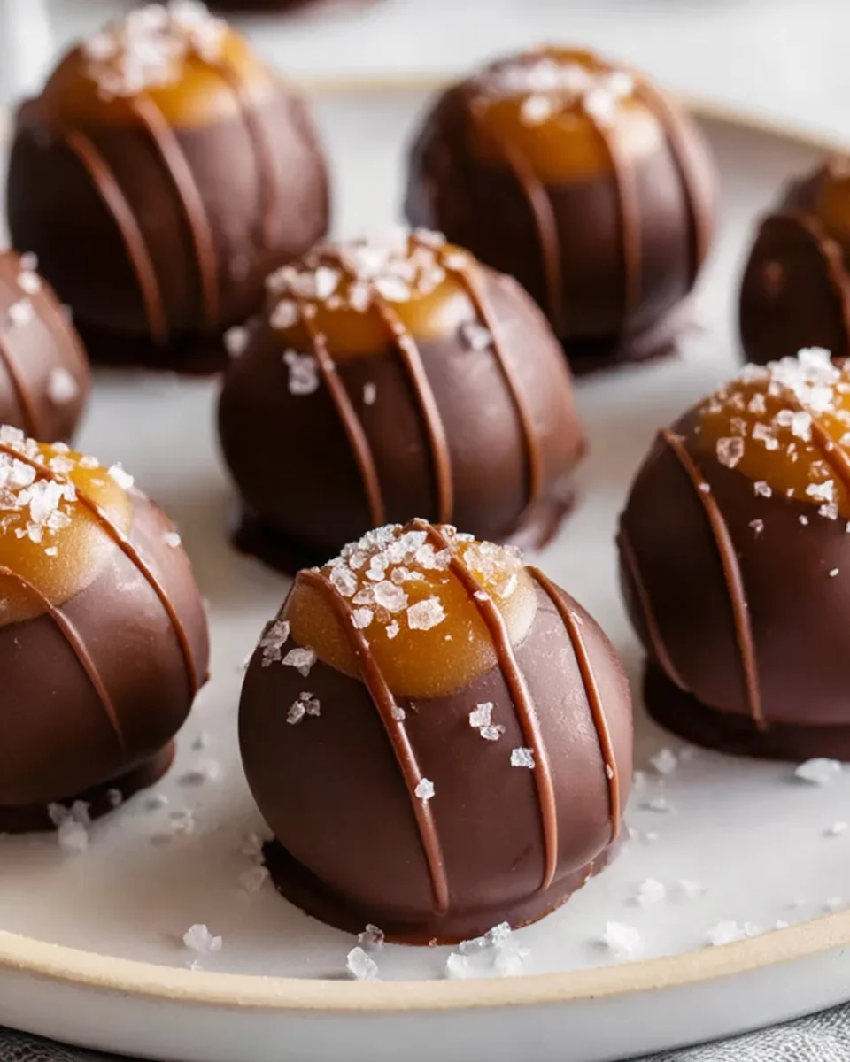 Melt-in-Your-Mouth Salted Caramel Fudge Truffles