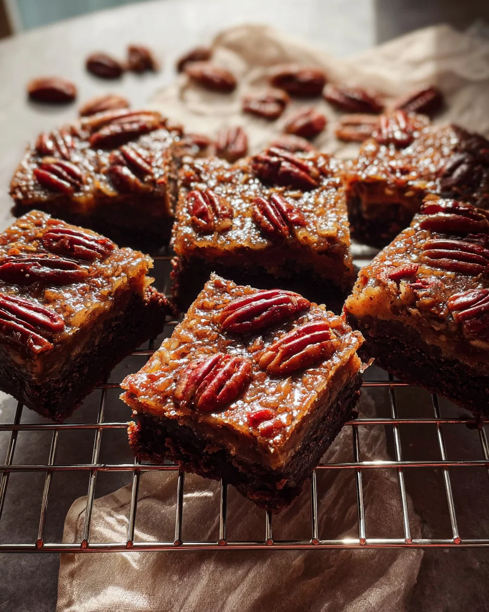 Irresistible Pecan Pie Brownies – Your New Favorite Treat!