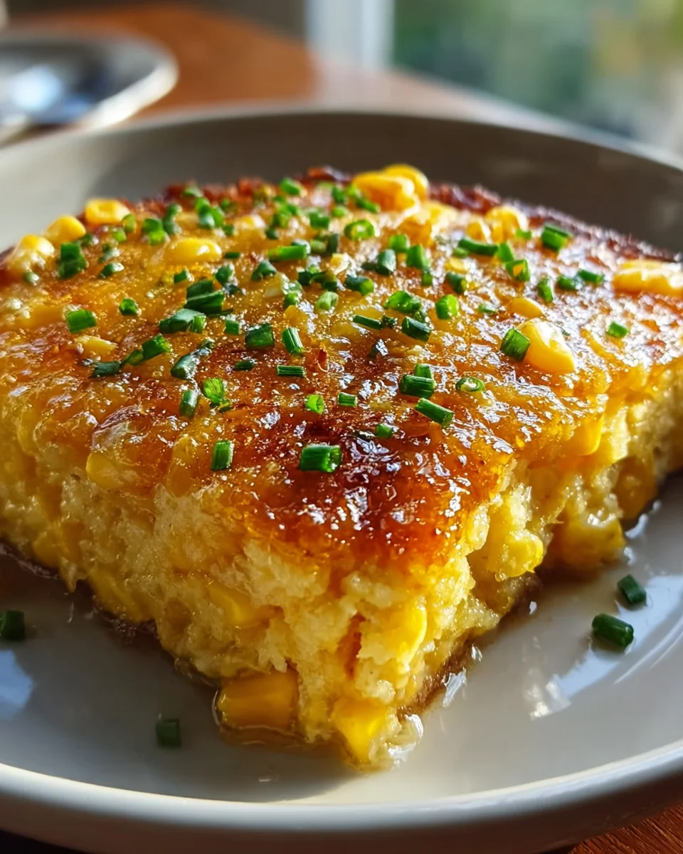 Easy Honey Glazed Corn Casserole - Delicious Side Dish