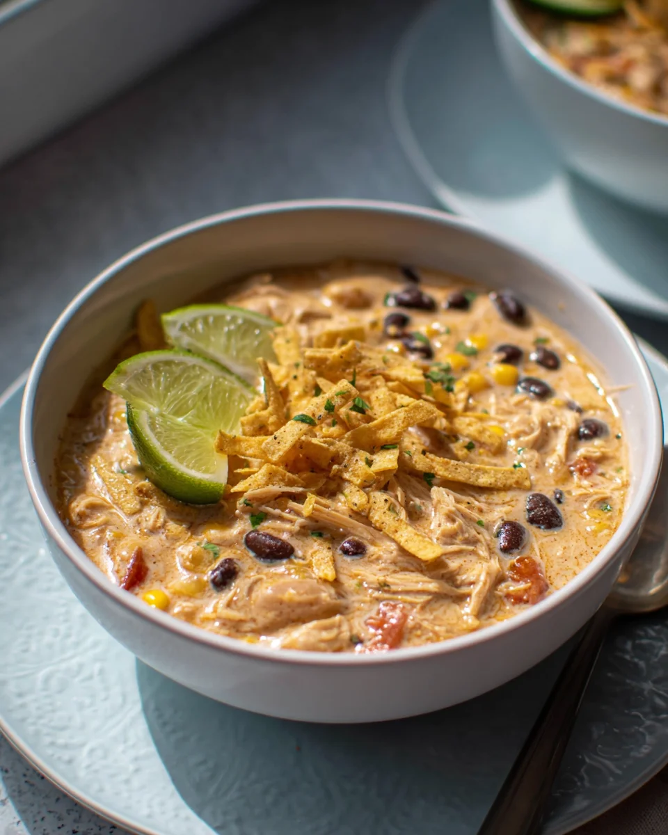 Creamy White Chicken Chili Recipe with Cream Cheese