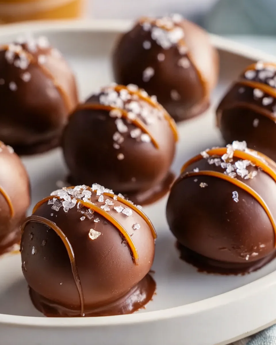Melt-in-Your-Mouth Salted Caramel Fudge Truffles