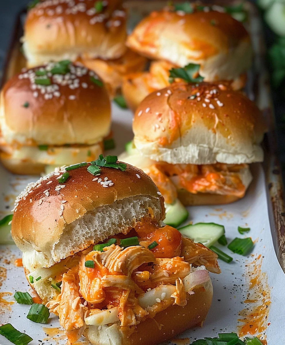 Irresistible Buffalo Chicken Sliders: Your Next Crowd-Pleaser!