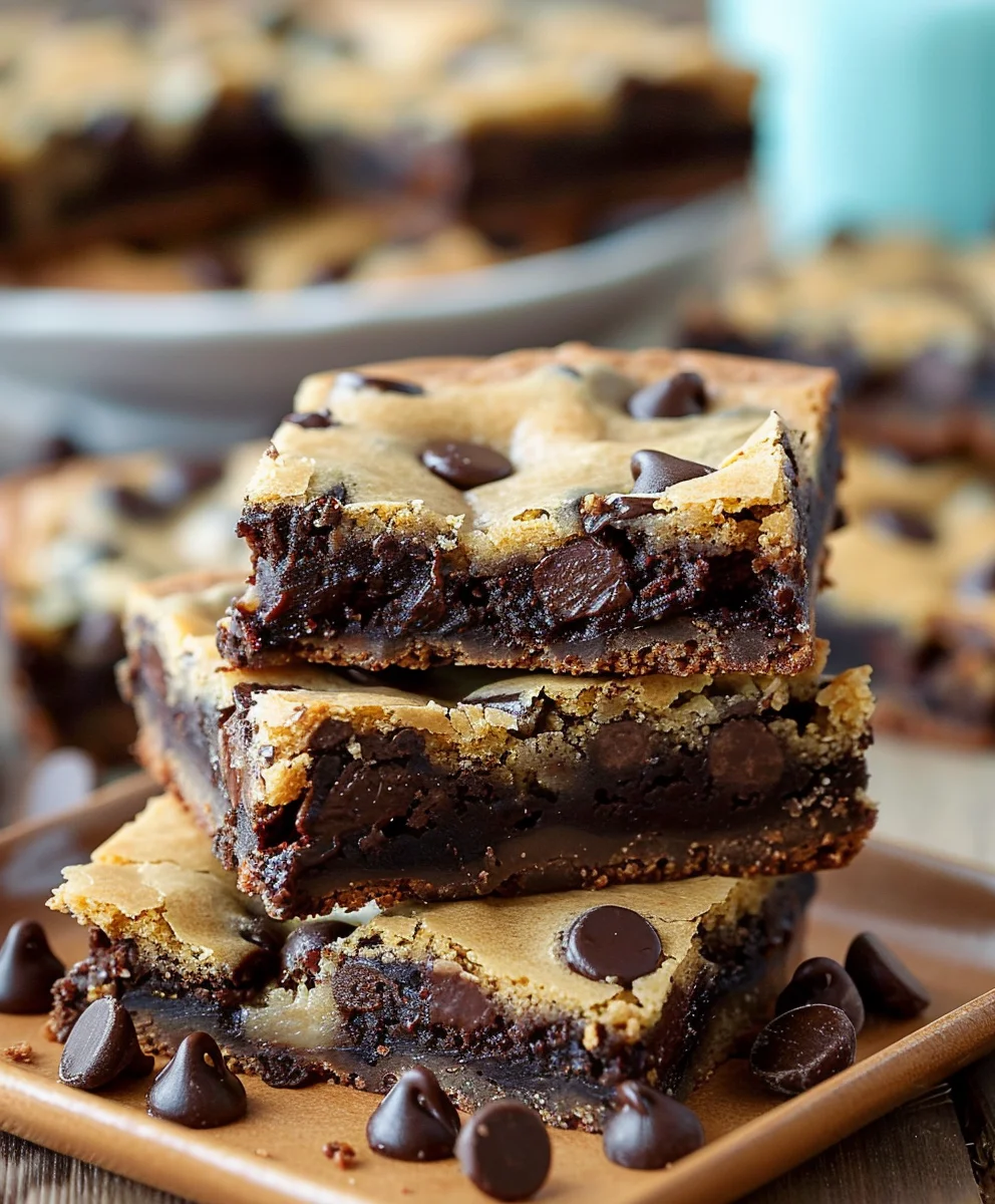 Chocolate Chip Cookie Brownies Recipe: Ultimate Gooey Dessert