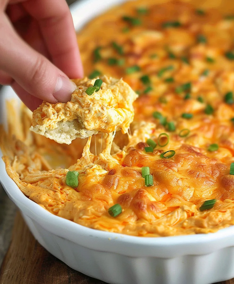 Buffalo Chicken Dip Recipe - Easy & Cheesy Party Food!