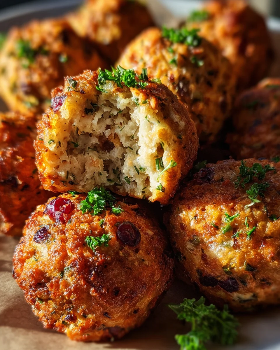 Thanksgiving Stuffing Balls Recipe: Easy & Delicious Sides!