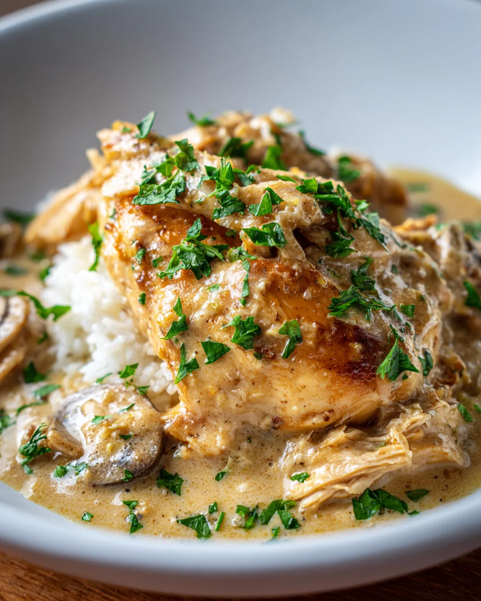 Best Crockpot Chicken & Gravy Recipe - Simple Comfort Food