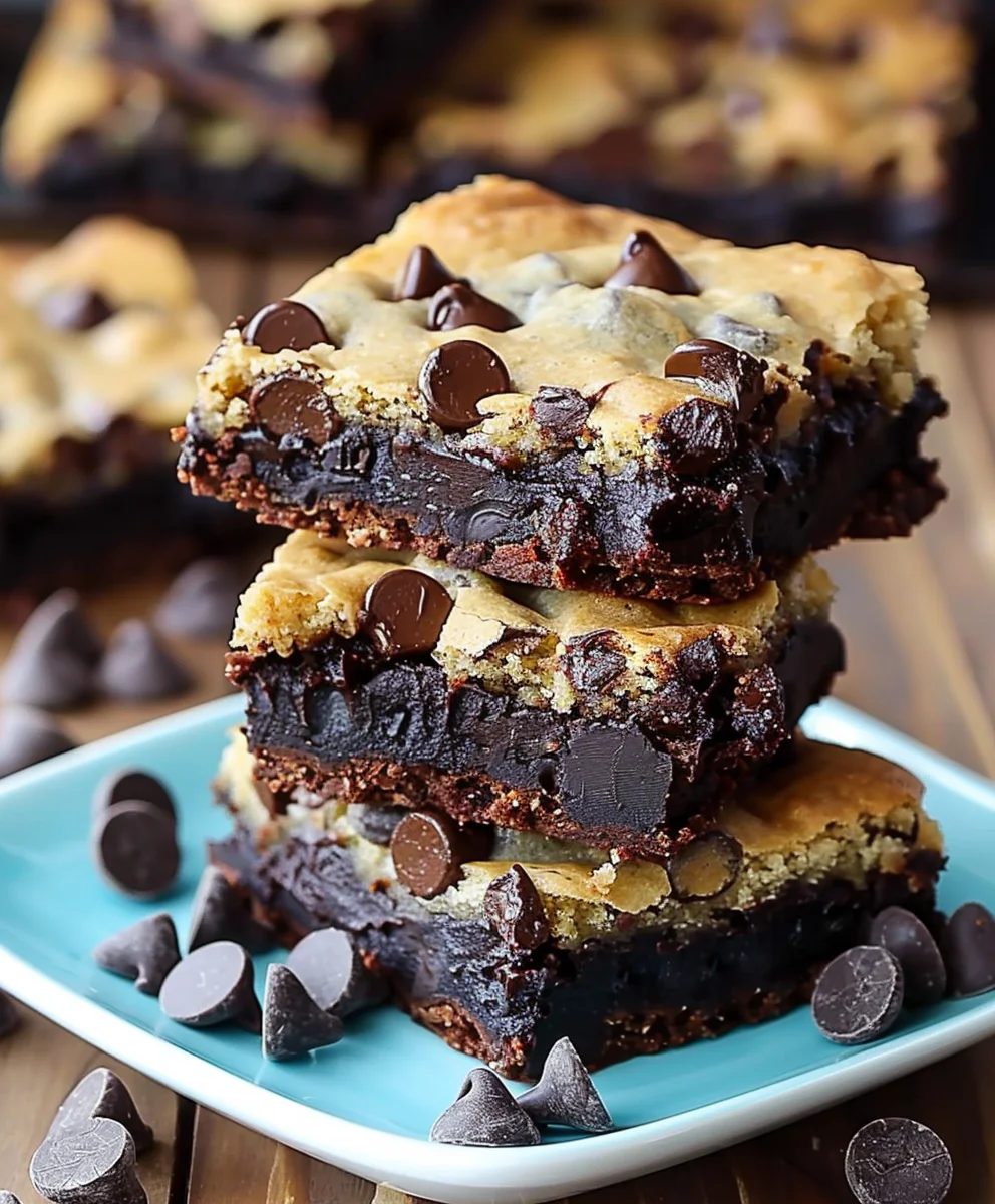 Ultimate Chocolate Chip Cookie Brownies Recipe You'll Love