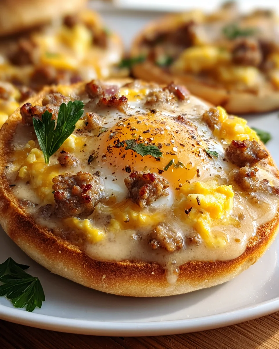 Quick English Muffin Breakfast Pizza – Family Favorite!