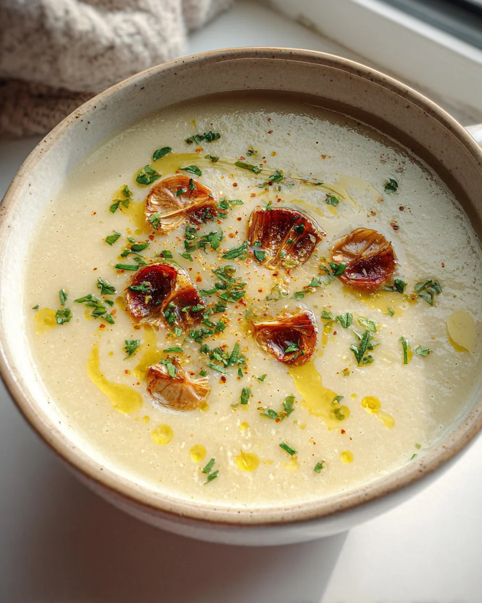 Easy Roasted Garlic Soup: Warm, Flavorful & Simple