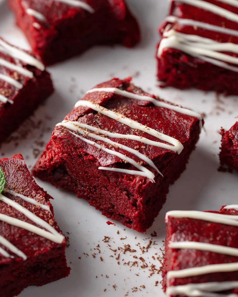 Ultimate Red Velvet Brownies: Fudgy, Rich & Easy Recipe