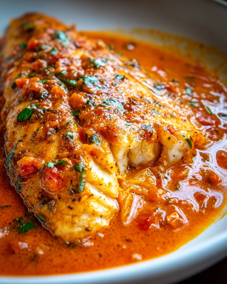 Tilapia with Roasted Pepper Sauce: A Flavor Delight Recipe