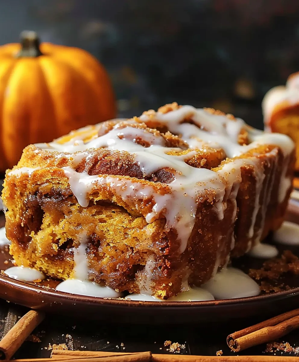 Cinnamon Roll Pumpkin Bread – The Ultimate Fall Baking Recipe!